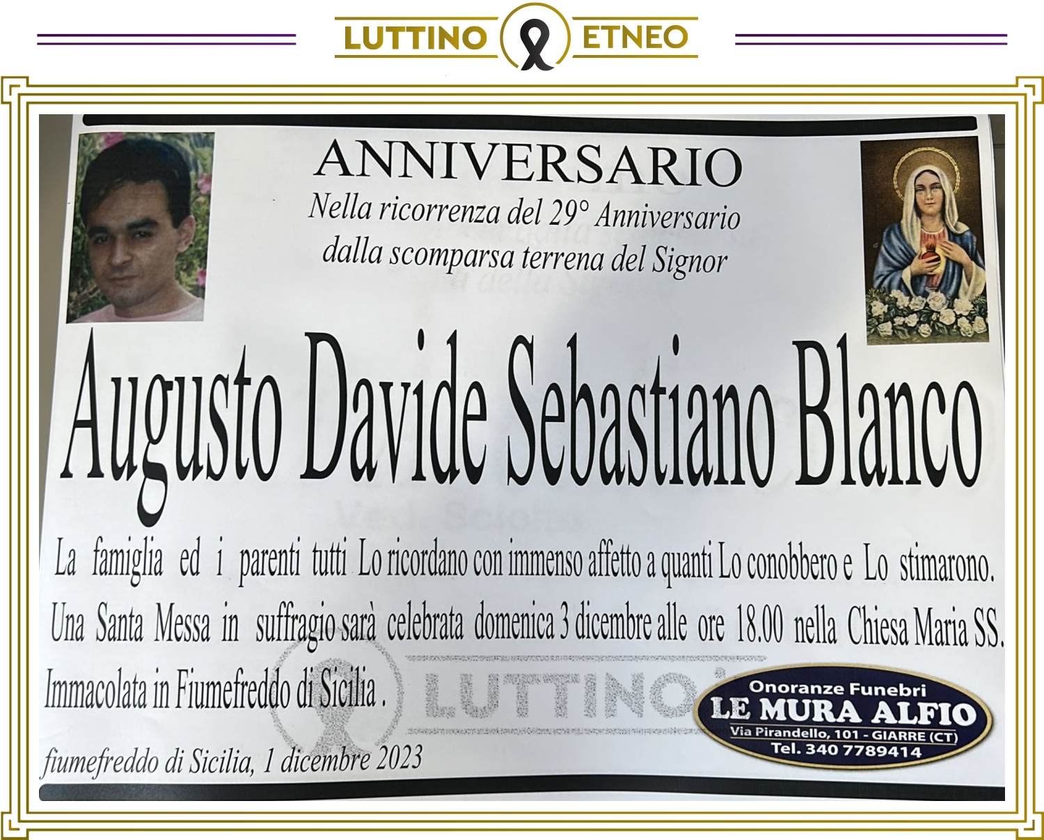 Augusto Davide Sebastiano Blanco